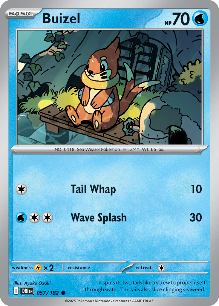 Buizel (57/182) - Destined Rivals (DRI)