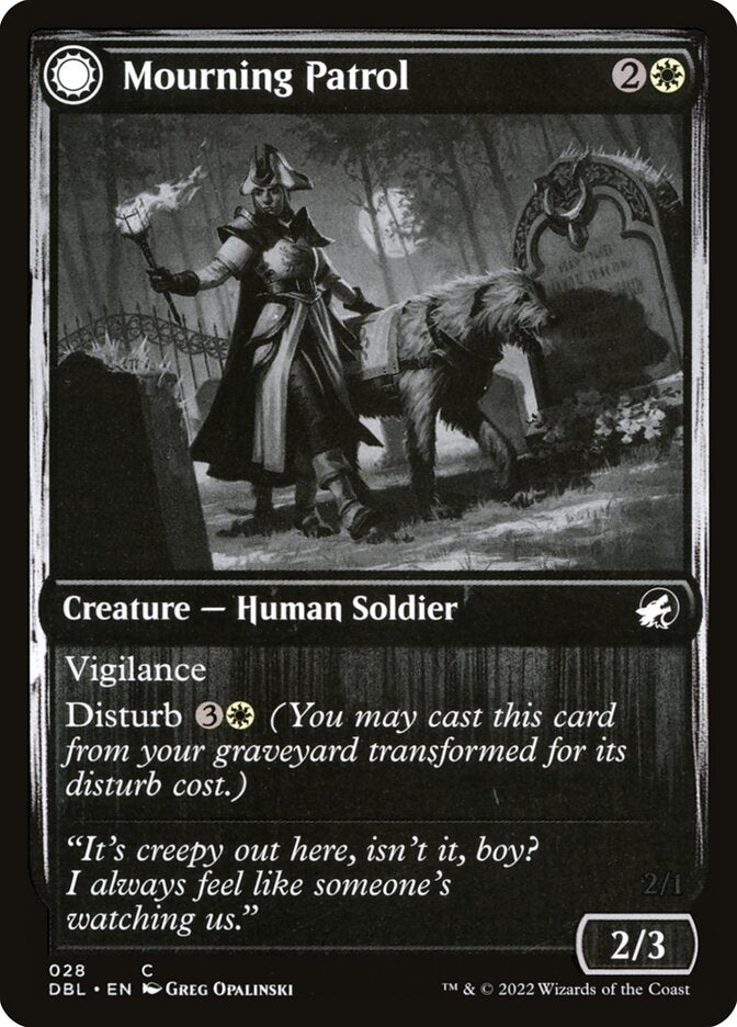 Mourning Patrol // Morning Apparition - Innistrad: Double Feature (DBL)