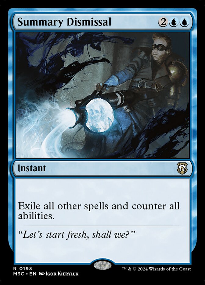 Summary Dismissal (193) - Modern Horizons 3 Commander (M3C)