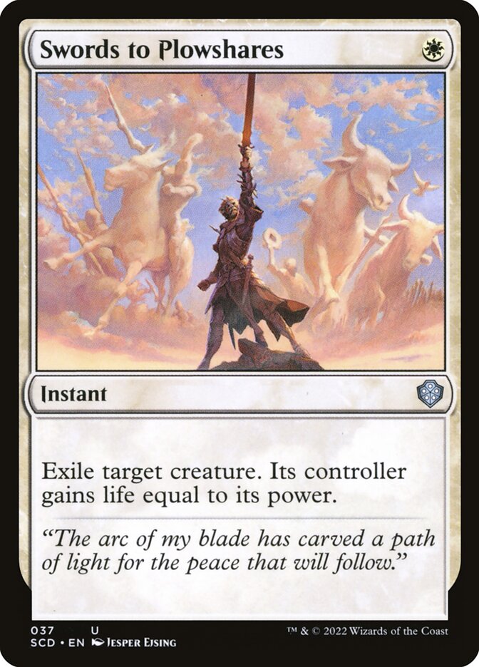 Swords to Plowshares (37) - Starter Commander Decks (SCD)