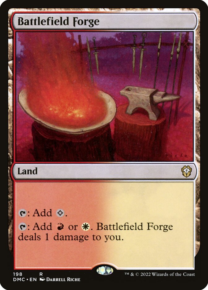 Battlefield Forge (198) - Dominaria United Commander (DMC)