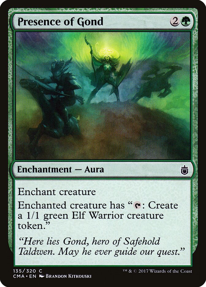 Presence of Gond (135) - Commander Anthology (CMA)