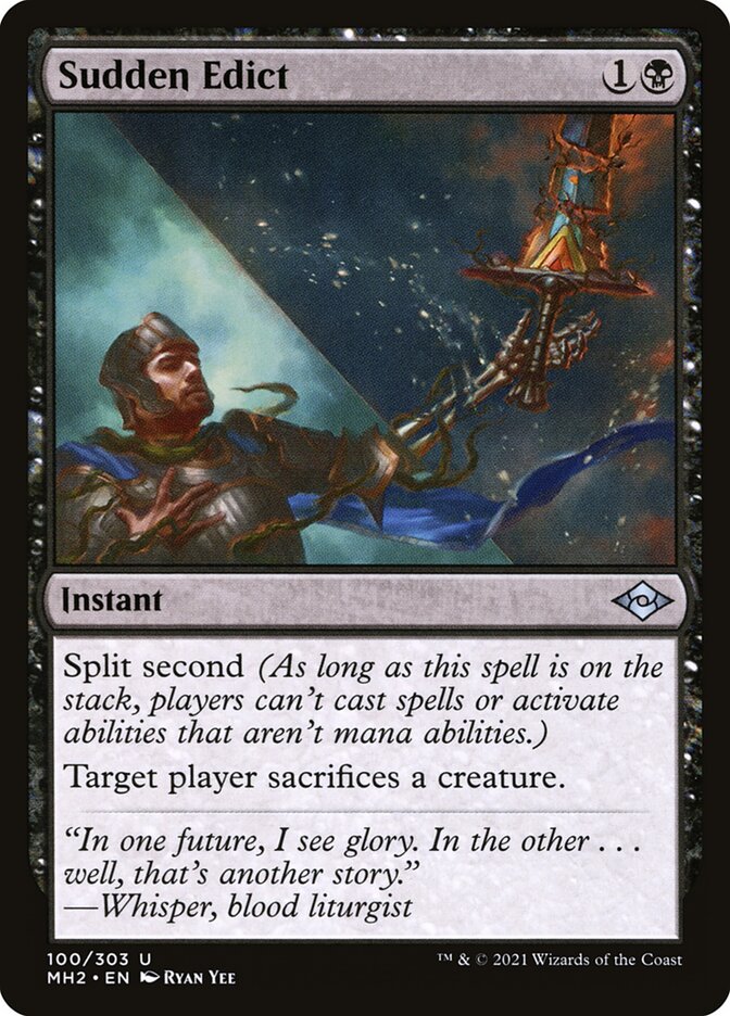 Sudden Edict (100) - Modern Horizons 2 (MH2)
