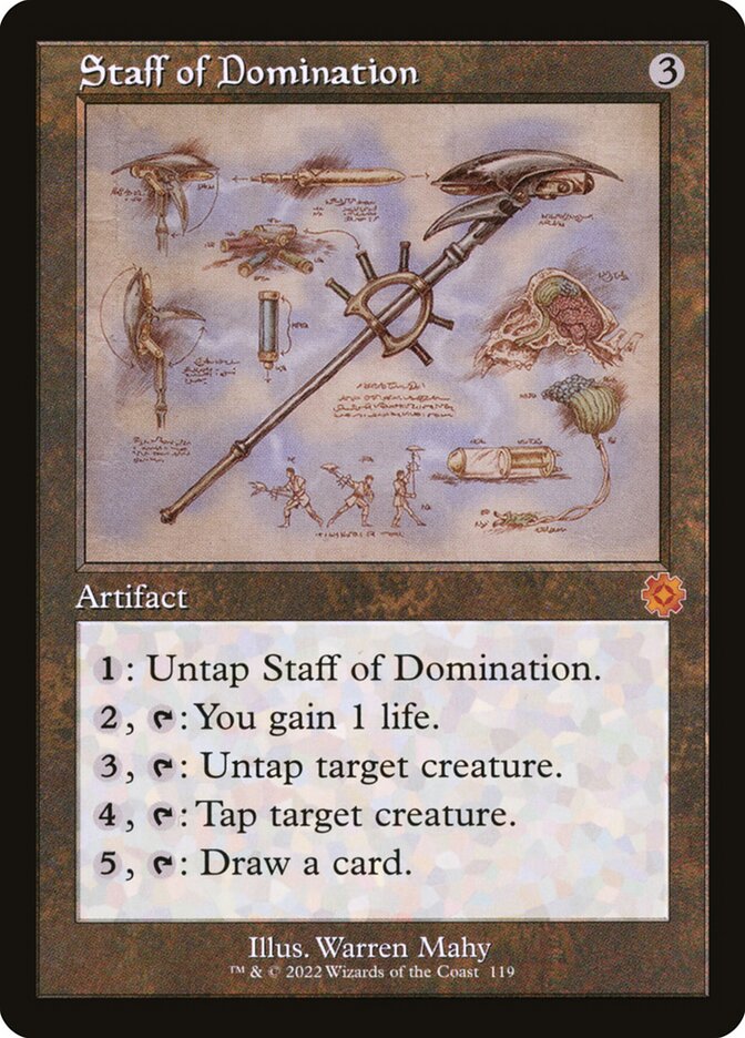 Staff of Domination (119) - The Brothers' War Retro Artifacts (BRR)