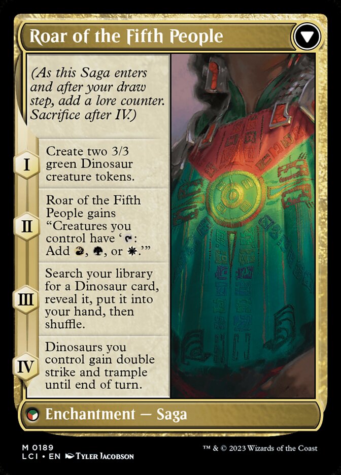 Huatli, Poet of Unity // Roar of the Fifth People (189) - The Lost Caverns of Ixalan (LCI)