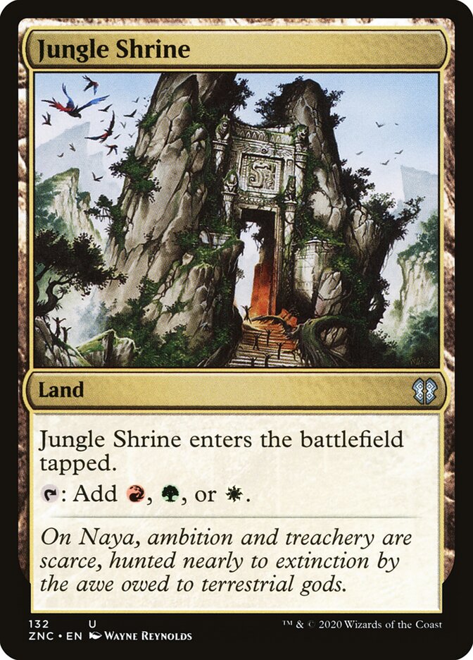 Jungle Shrine (132) - Zendikar Rising Commander (ZNC)