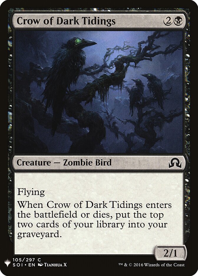 Crow of Dark Tidings (SOI-105) - The List (PLST)