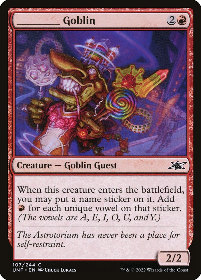 _____ Goblin (107) - Unfinity (UNF)
