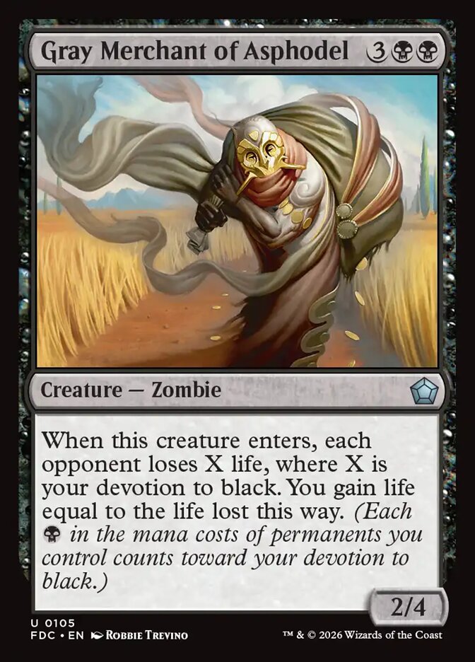 Gray Merchant of Asphodel (105) - Foundations Commander (FDC)
