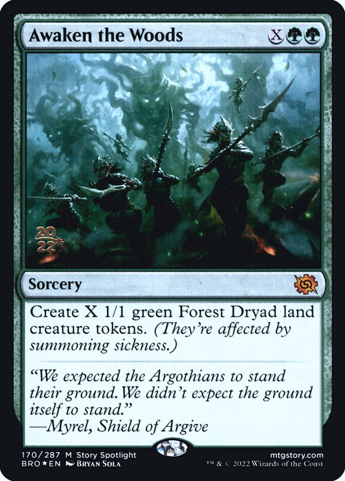 Awaken the Woods (170s) - The Brothers' War Promos (PBRO)