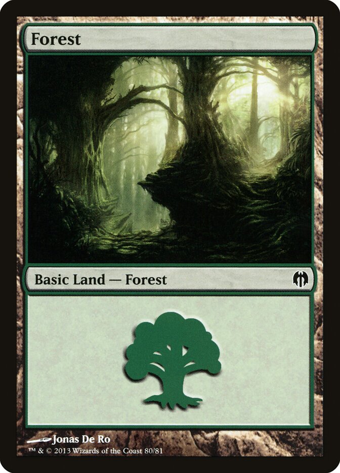 Forest (80) - Duel Decks: Heroes vs. Monsters (DDL)