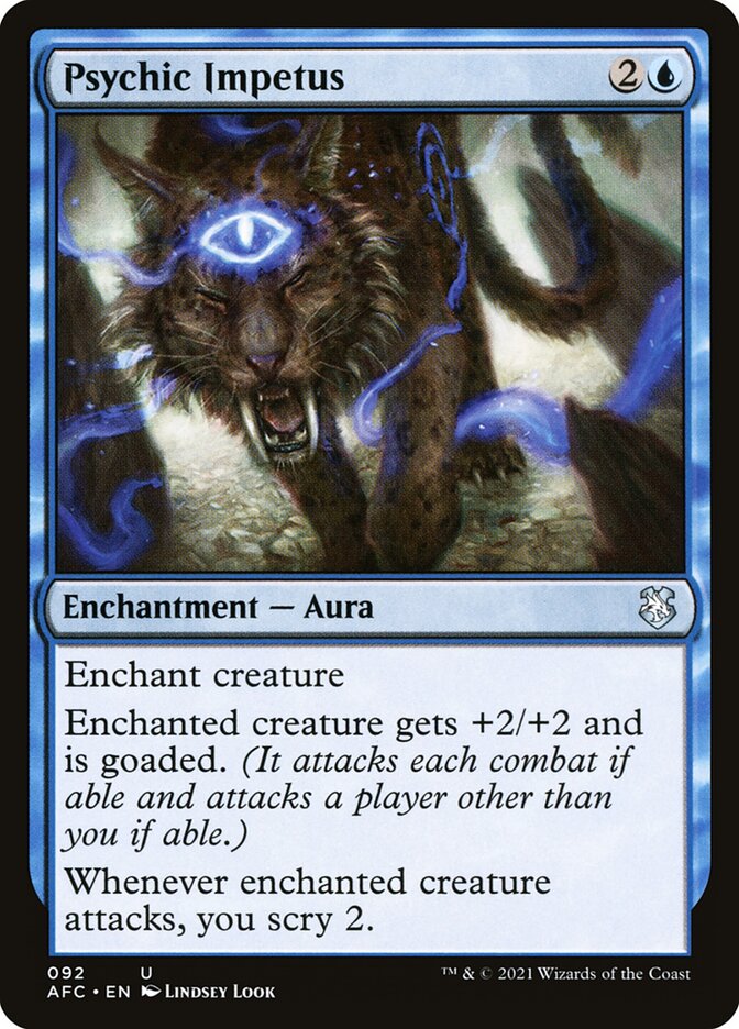Psychic Impetus (92) - Forgotten Realms Commander (AFC)