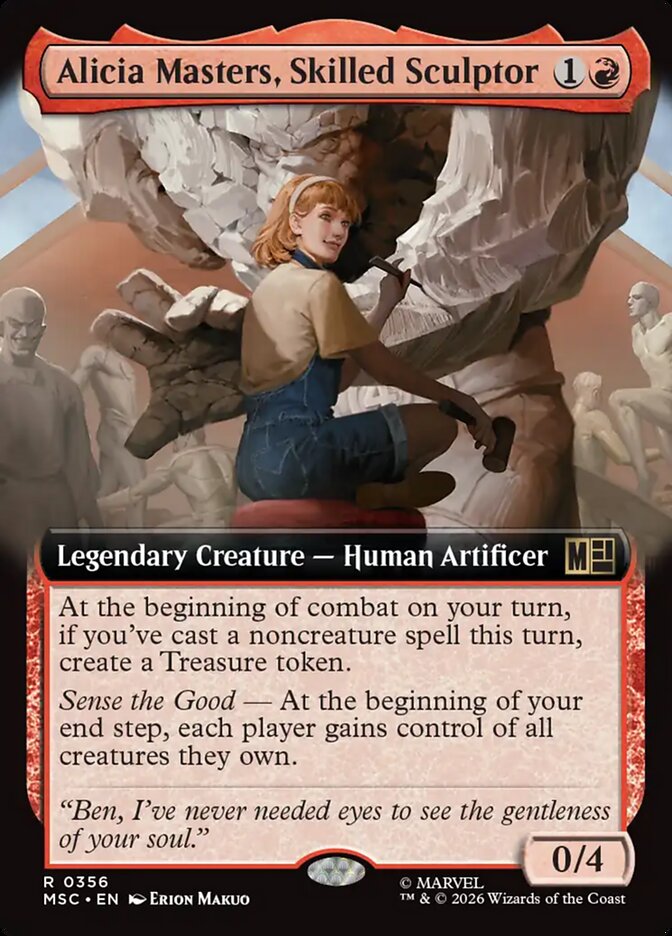 Alicia Masters, Skilled Sculptor (356) - Marvel Super Heroes Commander (MSC)
