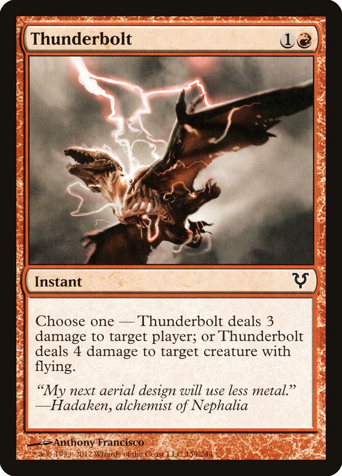 Thunderbolt (159) - Avacyn Restored (AVR)