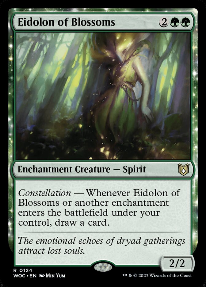Eidolon of Blossoms (124) - Wilds of Eldraine Commander (WOC)