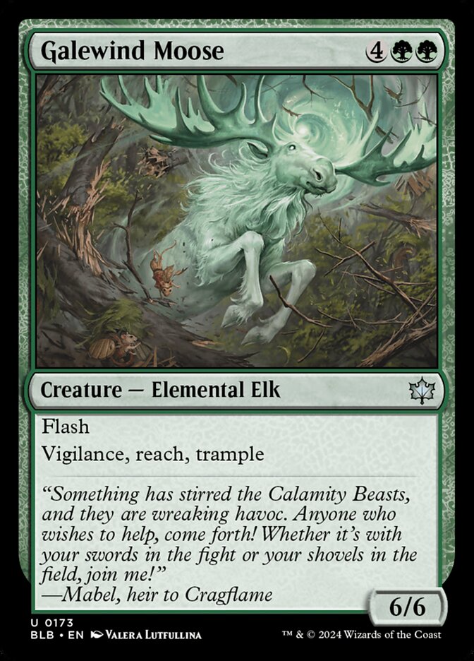 Galewind Moose (173) - Bloomburrow (BLB)