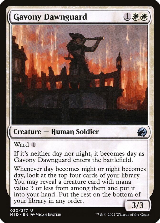 Gavony Dawnguard (20) - Innistrad: Midnight Hunt (MID)