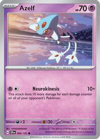 Azelf (80) - SV08: Surging Sparks (SSP)