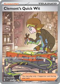 Clemont's Quick Wit (243) - SV08: Surging Sparks (SSP)
