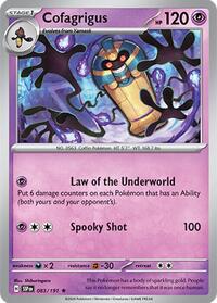 Cofagrigus (83) - SV08: Surging Sparks (SSP)
