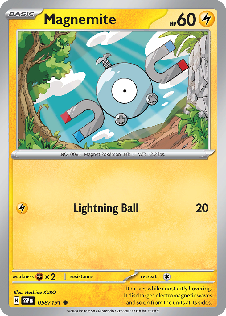 Magnemite (58/191) - Surging Sparks (SSP)