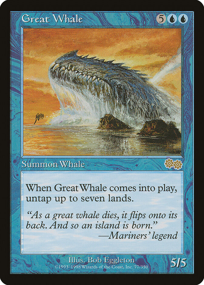 Great Whale (77) - Urza's Saga (USG)