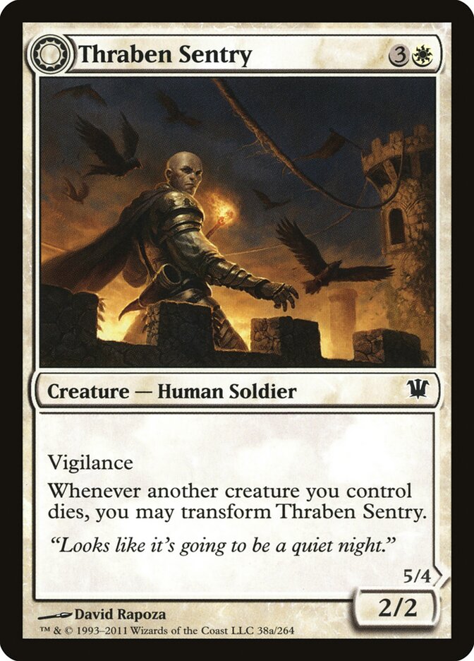 Thraben Sentry // Thraben Militia (38) - Innistrad (ISD)