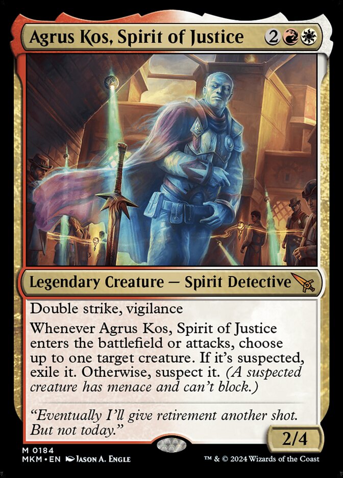 Agrus Kos, Spirit of Justice (184) - Murders at Karlov Manor (MKM)