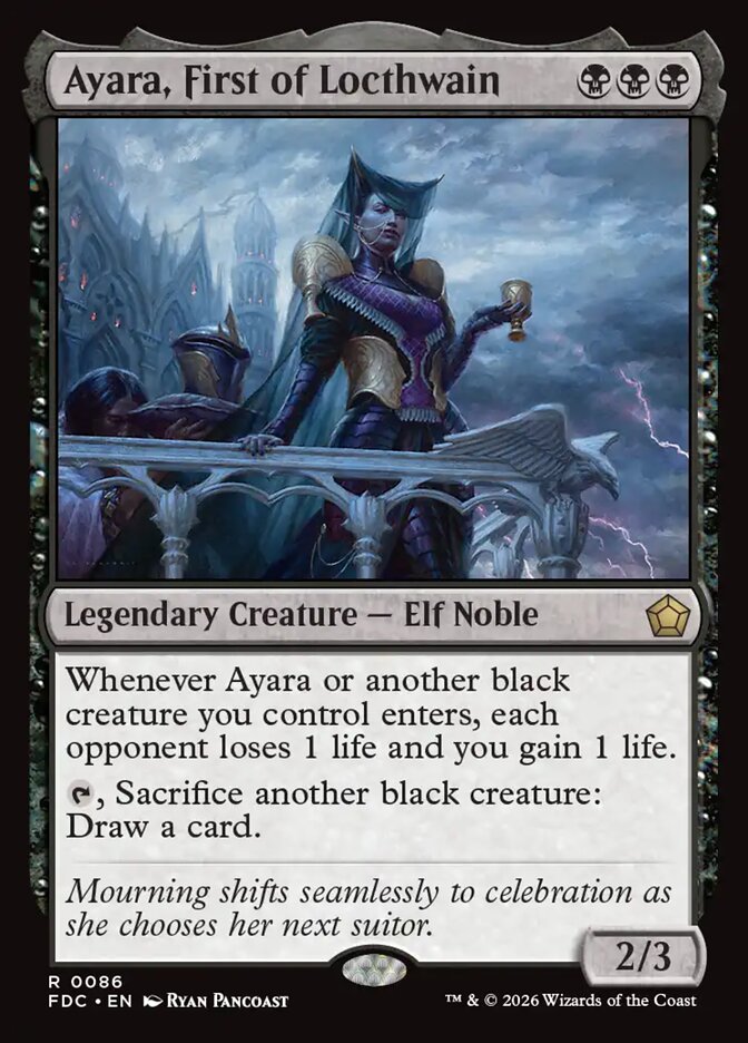 Ayara, First of Locthwain (86) - Foundations Commander (FDC)