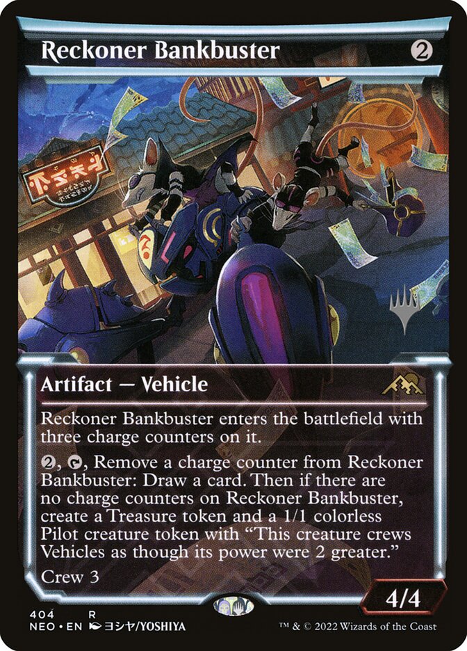 Reckoner Bankbuster (404p) - Kamigawa: Neon Dynasty Promos (PNEO)