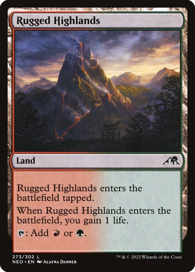 Rugged Highlands (273) - Kamigawa: Neon Dynasty (NEO)