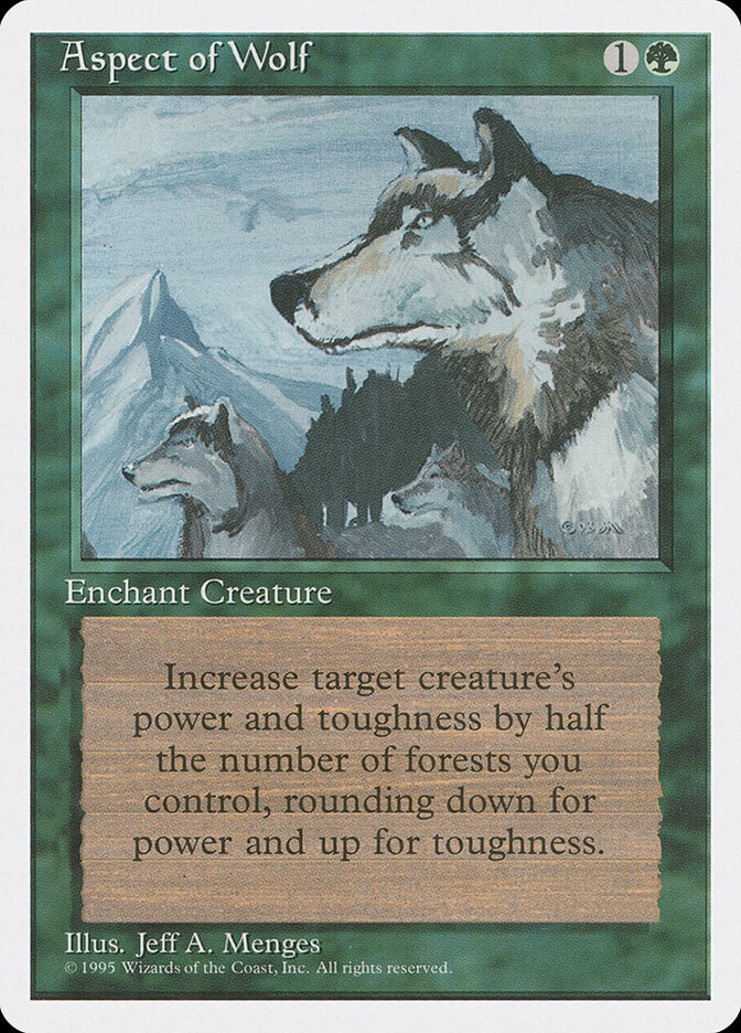 Aspect of Wolf (233) - Fourth Edition (4ED)