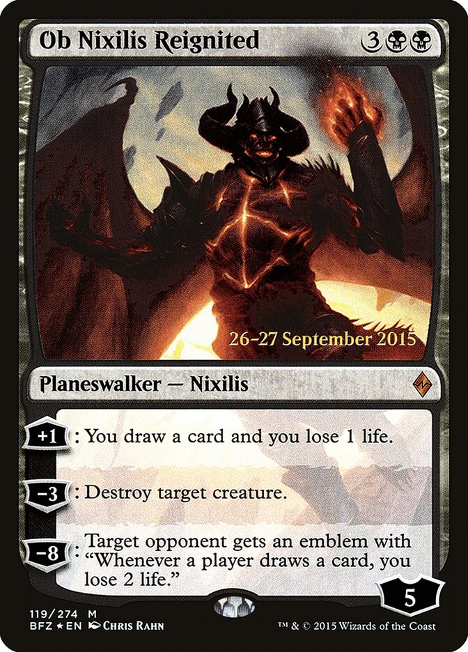 Ob Nixilis Reignited (119s) - Battle for Zendikar Promos (PBFZ)