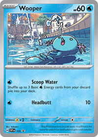 Wooper - (155) - SV: Scarlet & Violet Promo Cards (SVP)
