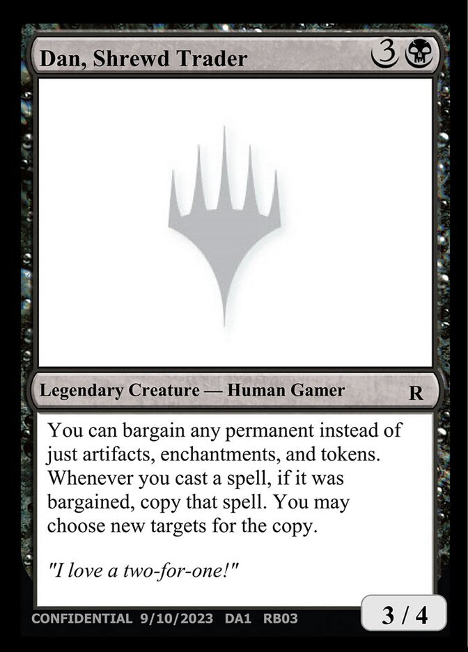 Dan, Shrewd Trader (RB03b) - Unknown Event (UNK)