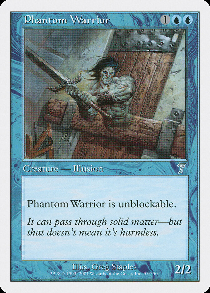 Phantom Warrior (93) - Seventh Edition (7ED)