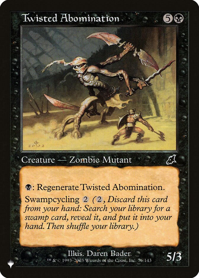 Twisted Abomination (SCG-76) - The List (PLST)