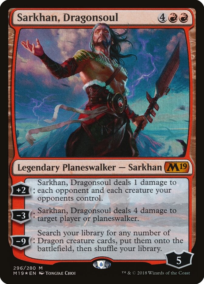 Sarkhan, Dragonsoul (296) - Core Set 2019 (M19)