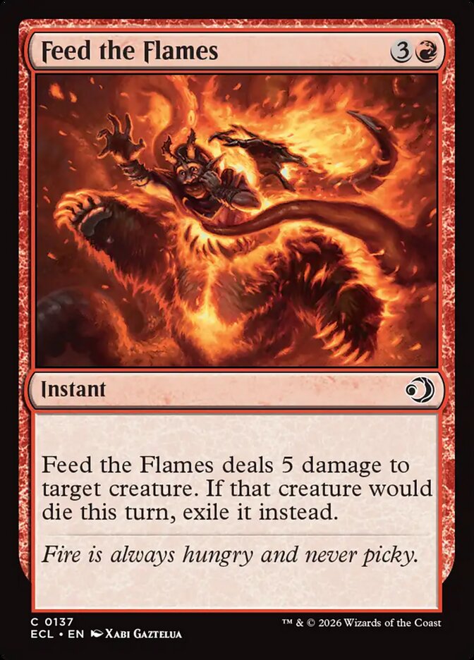 Feed the Flames (137) - Lorwyn Eclipsed (ECL)