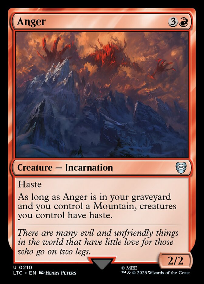 Anger (210) - Tales of Middle-earth Commander (LTC)