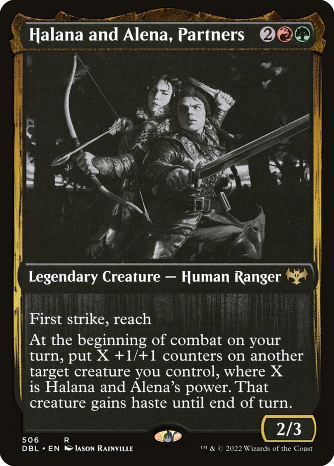 Halana and Alena, Partners - Innistrad: Double Feature (DBL)