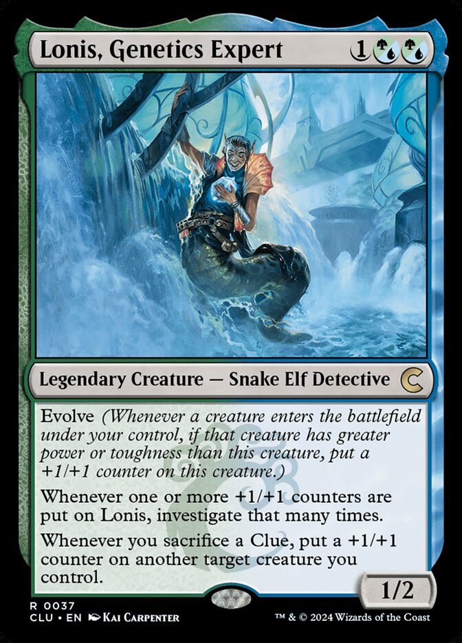 Lonis, Genetics Expert (37) - Ravnica: Clue Edition (CLU)