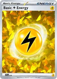 Basic Lightning Energy (Cracked Ice Holo) (12) - SVE: Scarlet & Violet Energies (SVE)