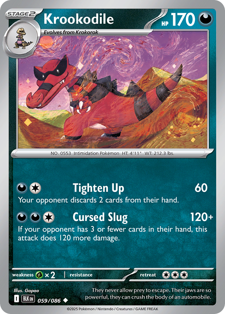 Krookodile (59/86) - Black Bolt (BLK)