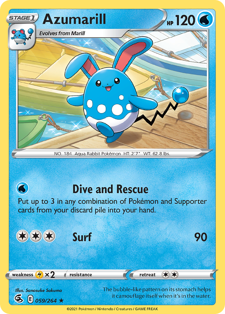 Azumarill (59/264) - Fusion Strike (FST)