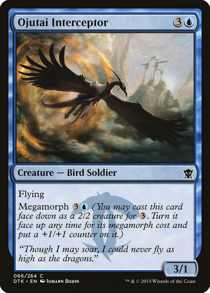 Ojutai Interceptor (66) - Dragons of Tarkir (DTK)
