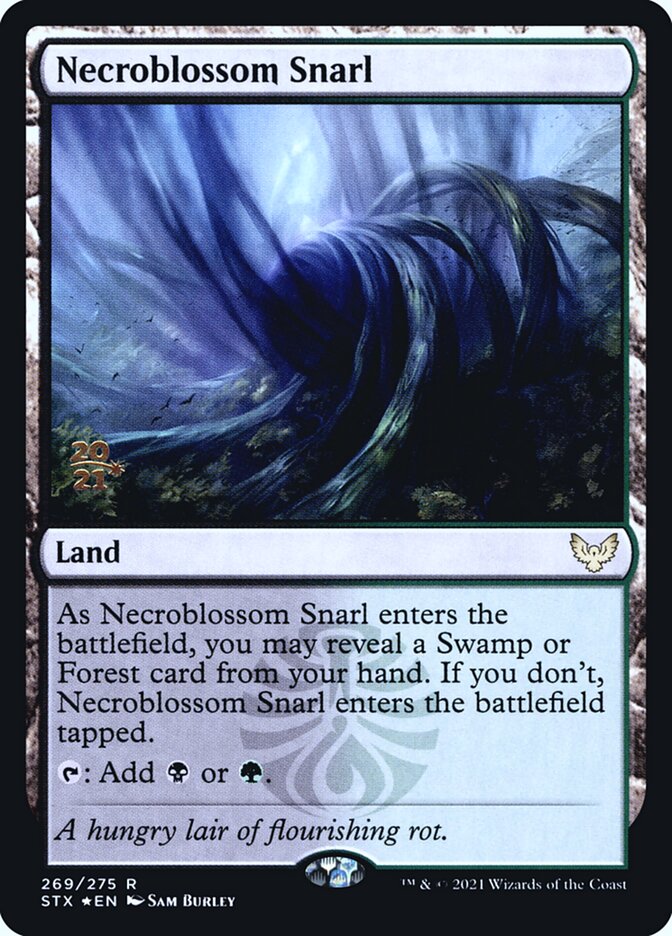 Necroblossom Snarl (269s) - Strixhaven: School of Mages Promos (PSTX)