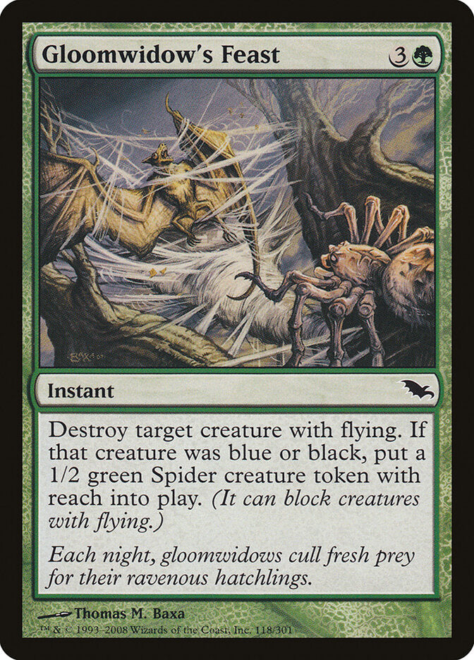 Gloomwidow's Feast (118) - Shadowmoor (SHM)