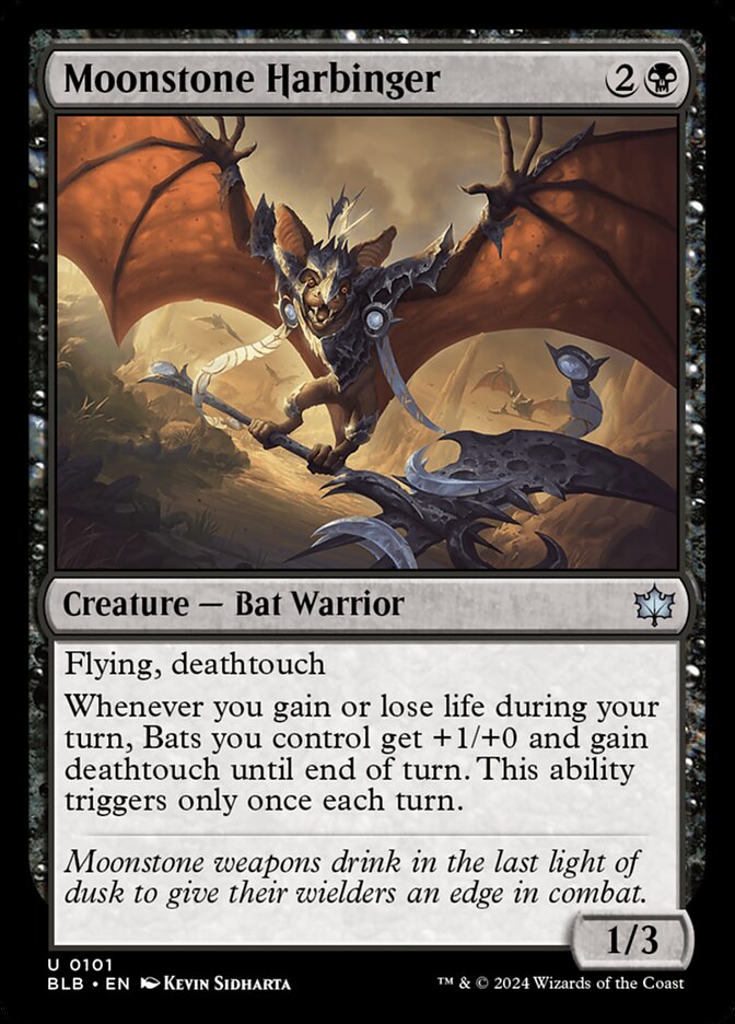 Moonstone Harbinger (101) - Bloomburrow (BLB)