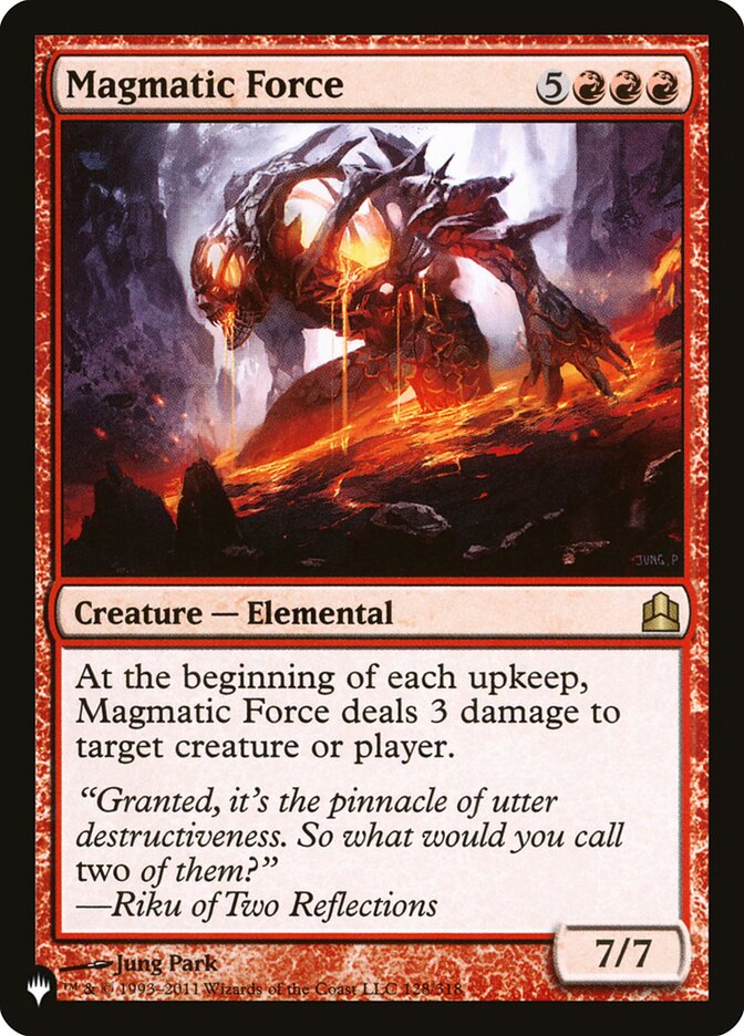 Magmatic Force (CMD-128) - The List (PLST)